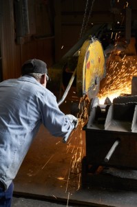Large Grinding Wheel Cleaning