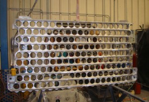 173 Hole Alloy Tube Support Casting